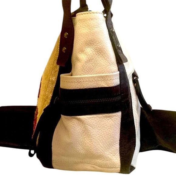 VINTAGE SEQUIN EGYPTIAN BEADED SHARIF WOTH DUSTBAG - Picture 3 of 12